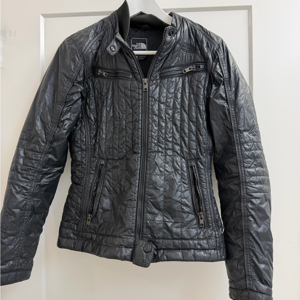 The North Face Women's Charcoal Quilted Ski Jacket